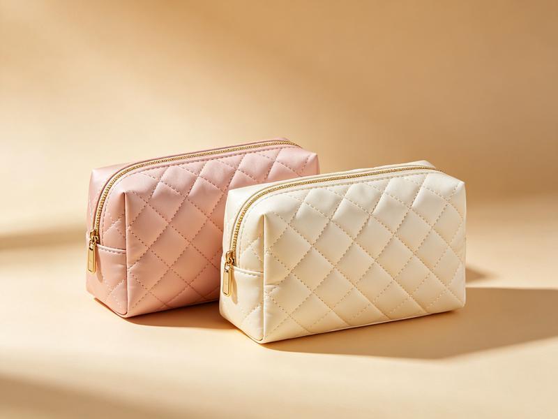 Flat-lay of pouches and bags from the Lonyard archive
