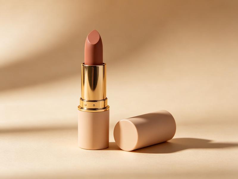 Illustration of lipsticks and lip balms